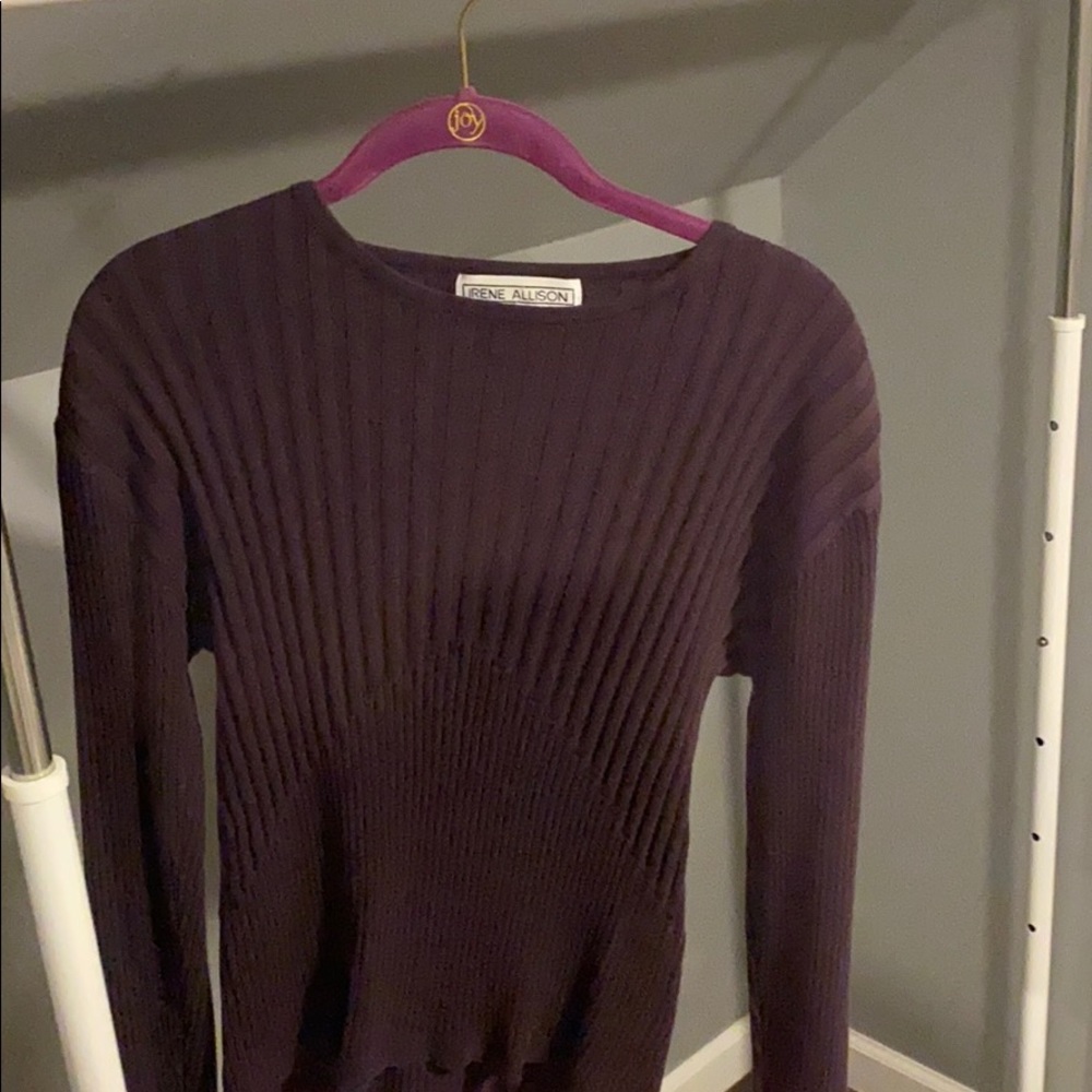 A cute purple sweater by irene allison